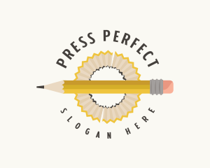 Artist Pencil Shaving logo design