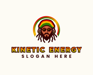 Rasta Jamaican Reggae logo
