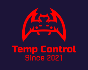 Red Bat Controller  logo design