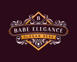 Floral Elegant Boutique logo design