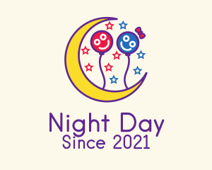 Night Children Party logo design