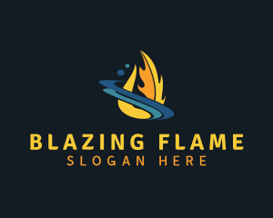 Flammable Liquid Fuel logo design