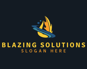 Flammable Liquid Fuel logo design