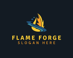 Flammable Liquid Fuel logo design