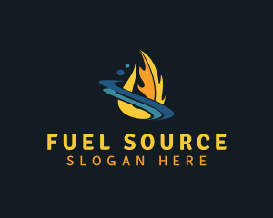 Flammable Liquid Fuel logo design