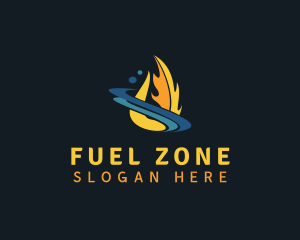 Flammable Liquid Fuel logo design