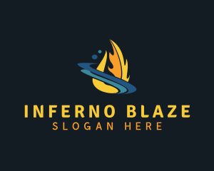 Flammable Liquid Fuel logo design