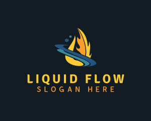 Flammable Liquid Fuel logo design