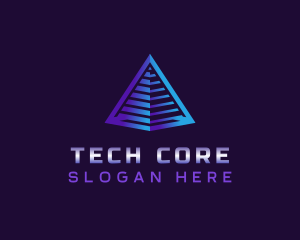 Pyramid Tech Digital logo design