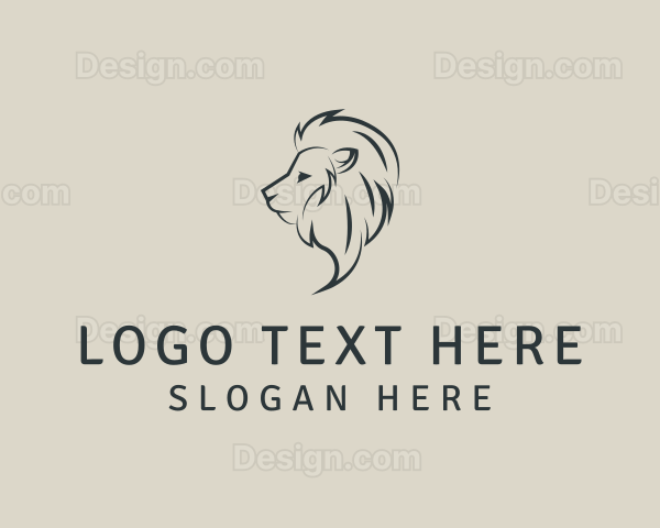 Wildlife Lion Animal Logo