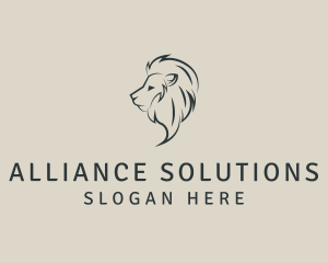 Wildlife Lion Animal logo design