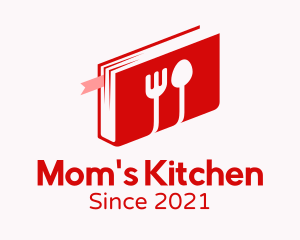 Kitchen Utensils Book logo design