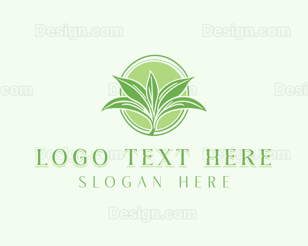 Botanical Greenery Plant Logo