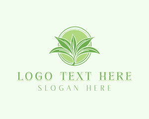 Botanical Greenery Plant logo