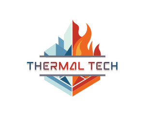 Fire Ice Thermal logo design