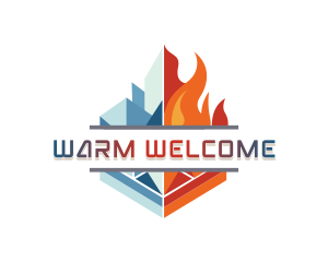 Fire Ice Thermal logo design