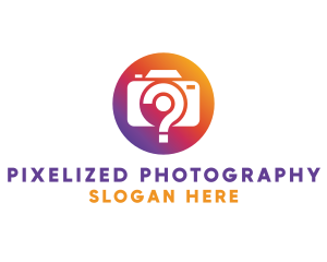 Question Camera Photography logo design