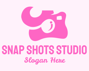 Pink Photography Studio logo design