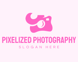 Pink Photography Studio logo design