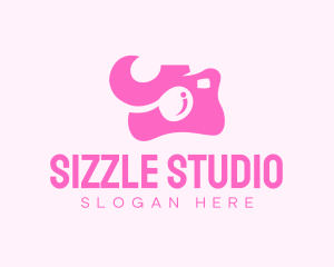 Pink Photography Studio logo design