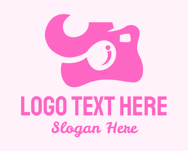 Pink logo example 4