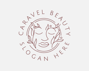 Natural Beauty Face logo design