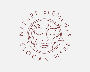 Natural Beauty Face logo design