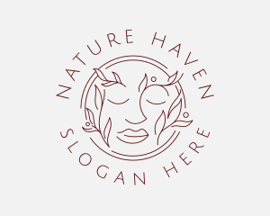 Natural Beauty Face logo design