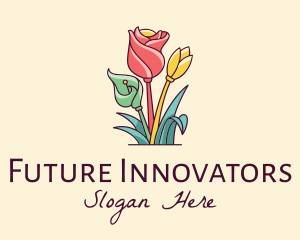 Colorful Flower Decor logo design