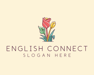 Bouquet Flower Floristry logo design