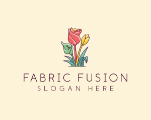 Bouquet Flower Floristry logo design