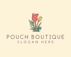 Bouquet Flower Floristry logo design