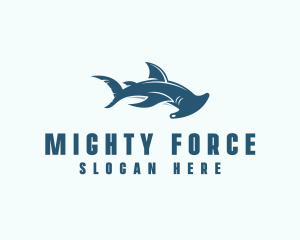 Ocean Hammer Head Shark  logo