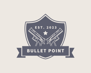 Gun Shield Weapon logo