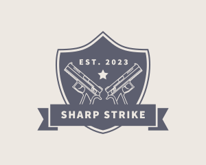 Gun Shield Weapon logo