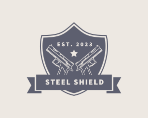 Gun Shield Weapon logo