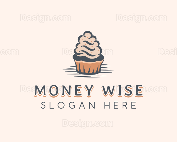 Sweet Muffin Cupcake Logo