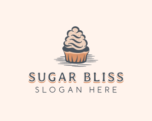 Sweet Muffin Cupcake logo