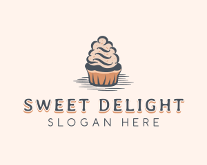 Sweet Muffin Cupcake logo design