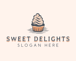 Sweet Muffin Cupcake logo