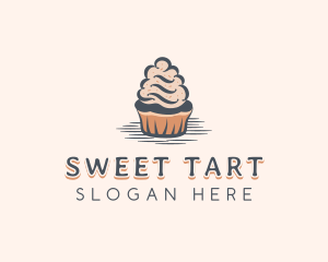Sweet Muffin Cupcake logo design