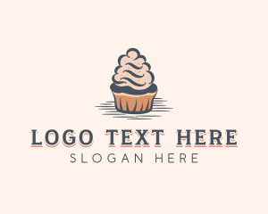 Sweet Muffin Cupcake logo