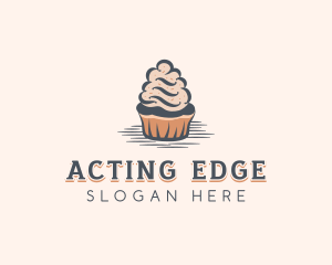 Sweet Muffin Cupcake logo design