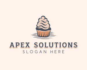 Sweet Muffin Cupcake logo design