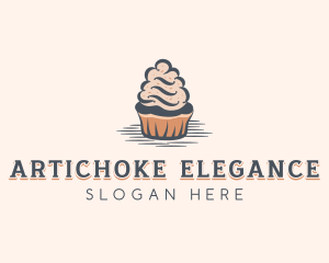 Sweet Muffin Cupcake logo design