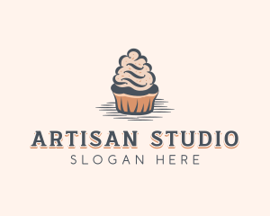 Sweet Muffin Cupcake logo design