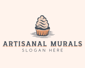 Sweet Muffin Cupcake logo design