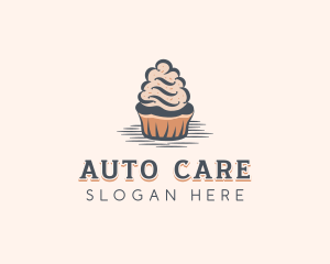 Sweet Muffin Cupcake logo design