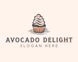 Sweet Muffin Cupcake logo design