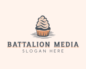 Sweet Muffin Cupcake logo design